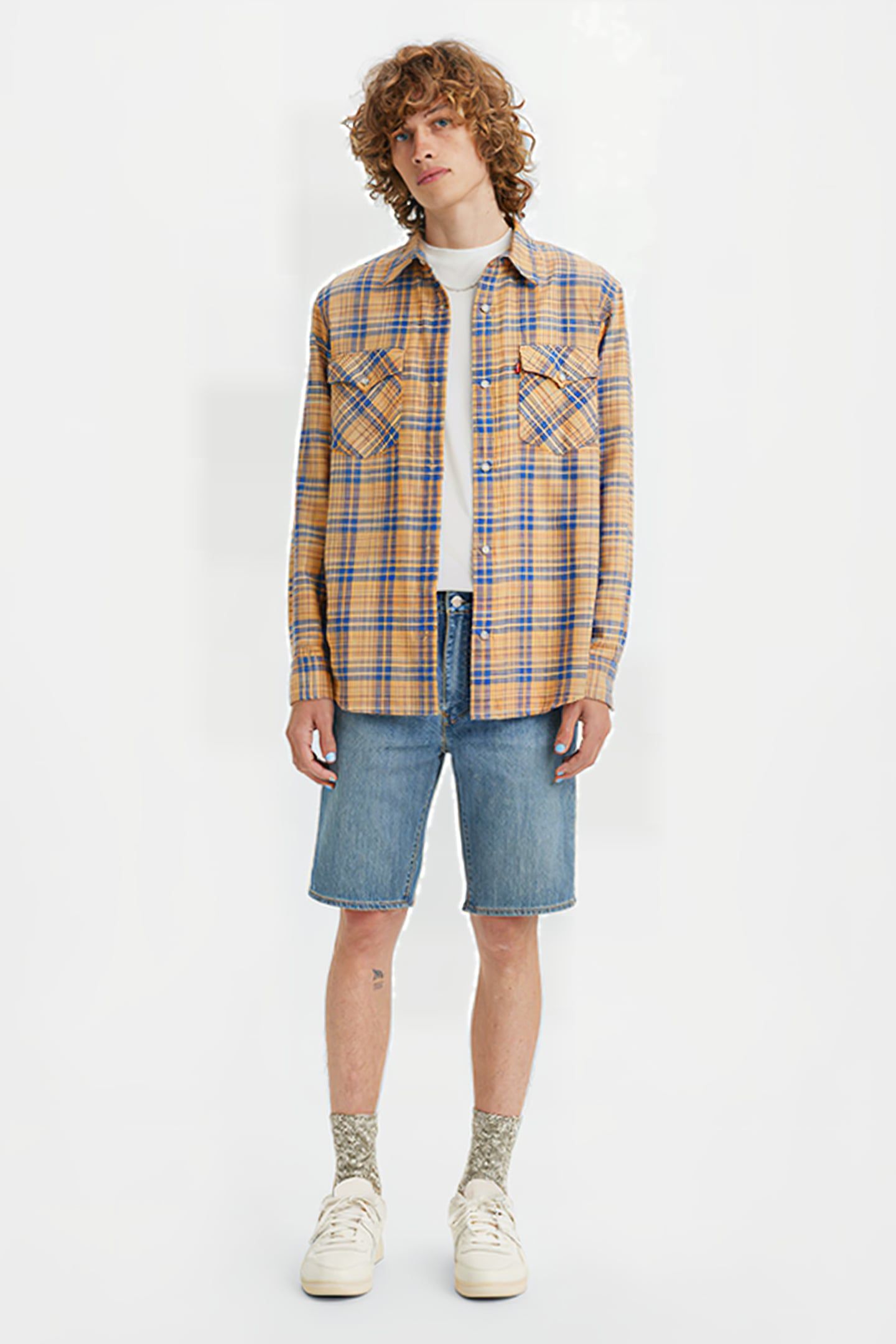 405 DENIM SHORT BLUE 6