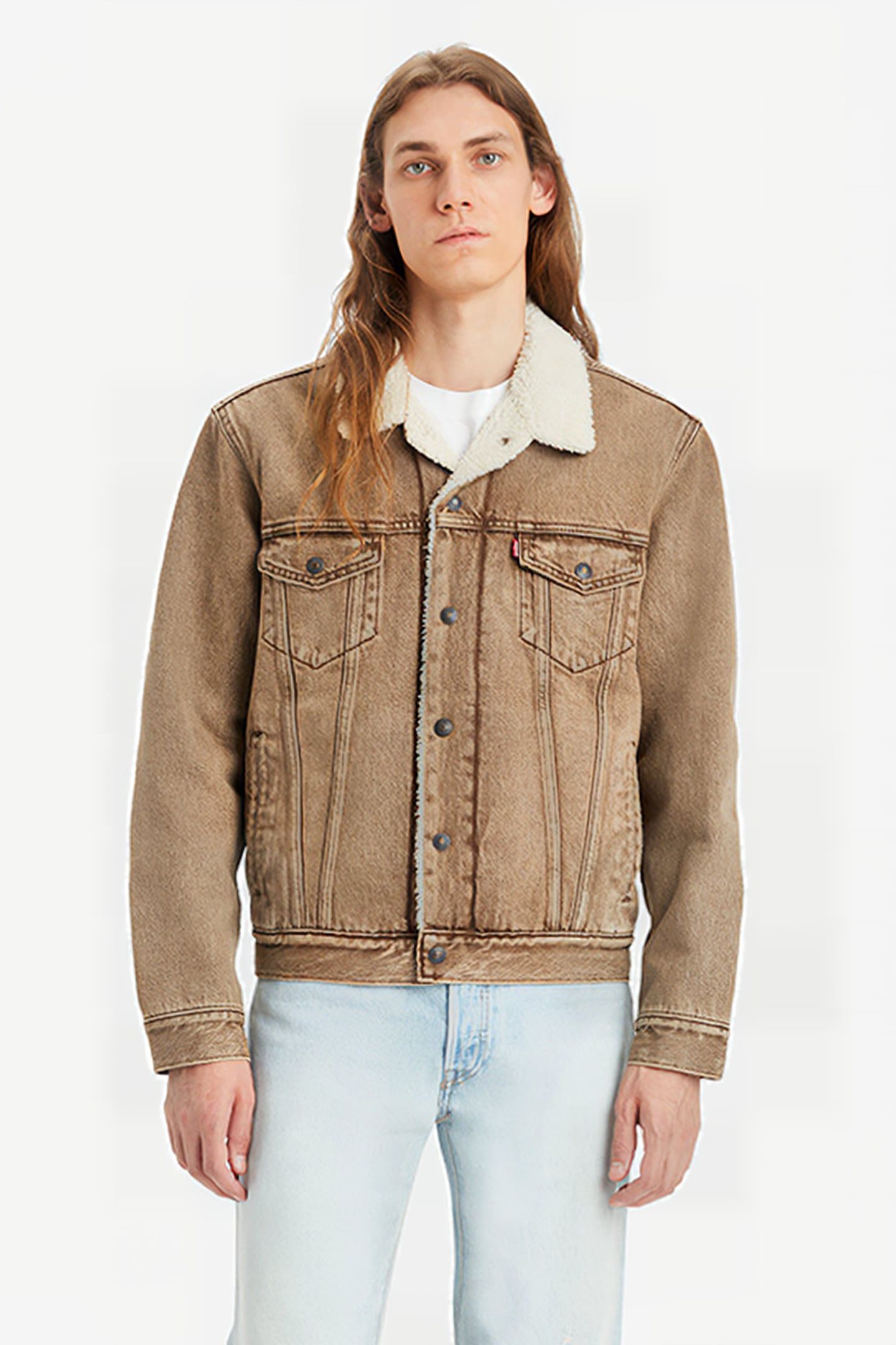 TYPE DENIM JACKET BROWN 1