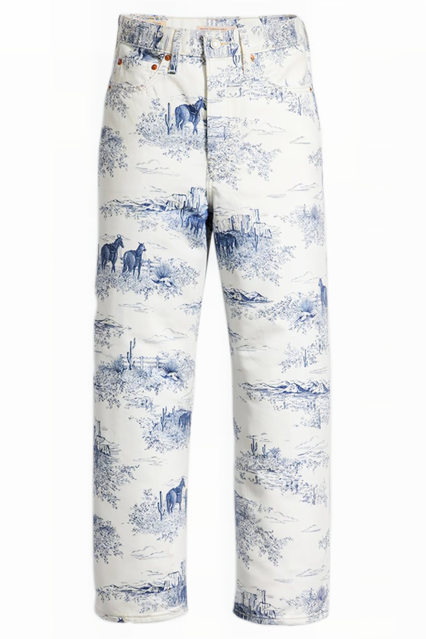 RIBCAGE STRAIGHT JEANS PANT WHITE 3
