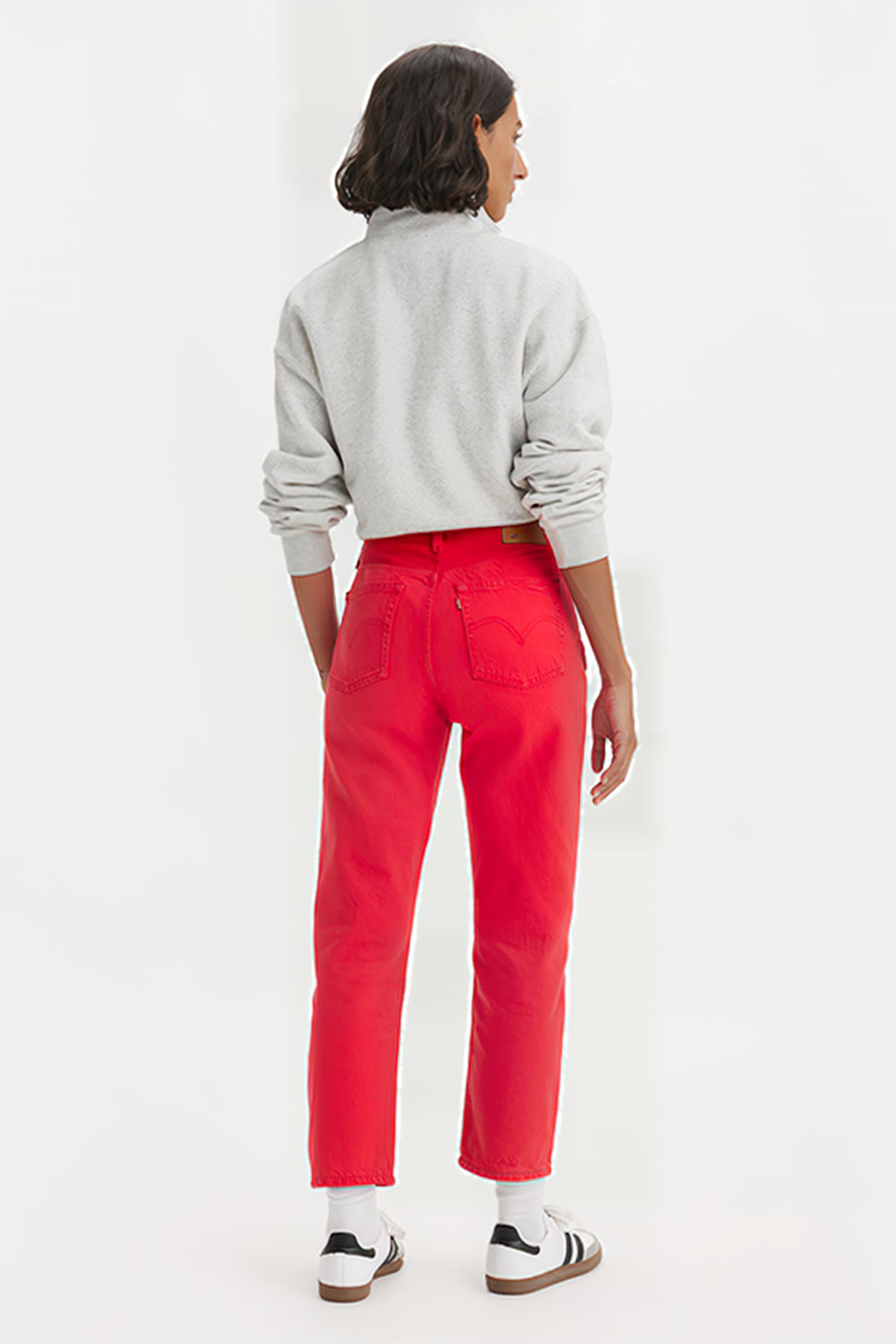 501 STRAIGHT JEANS RED 3