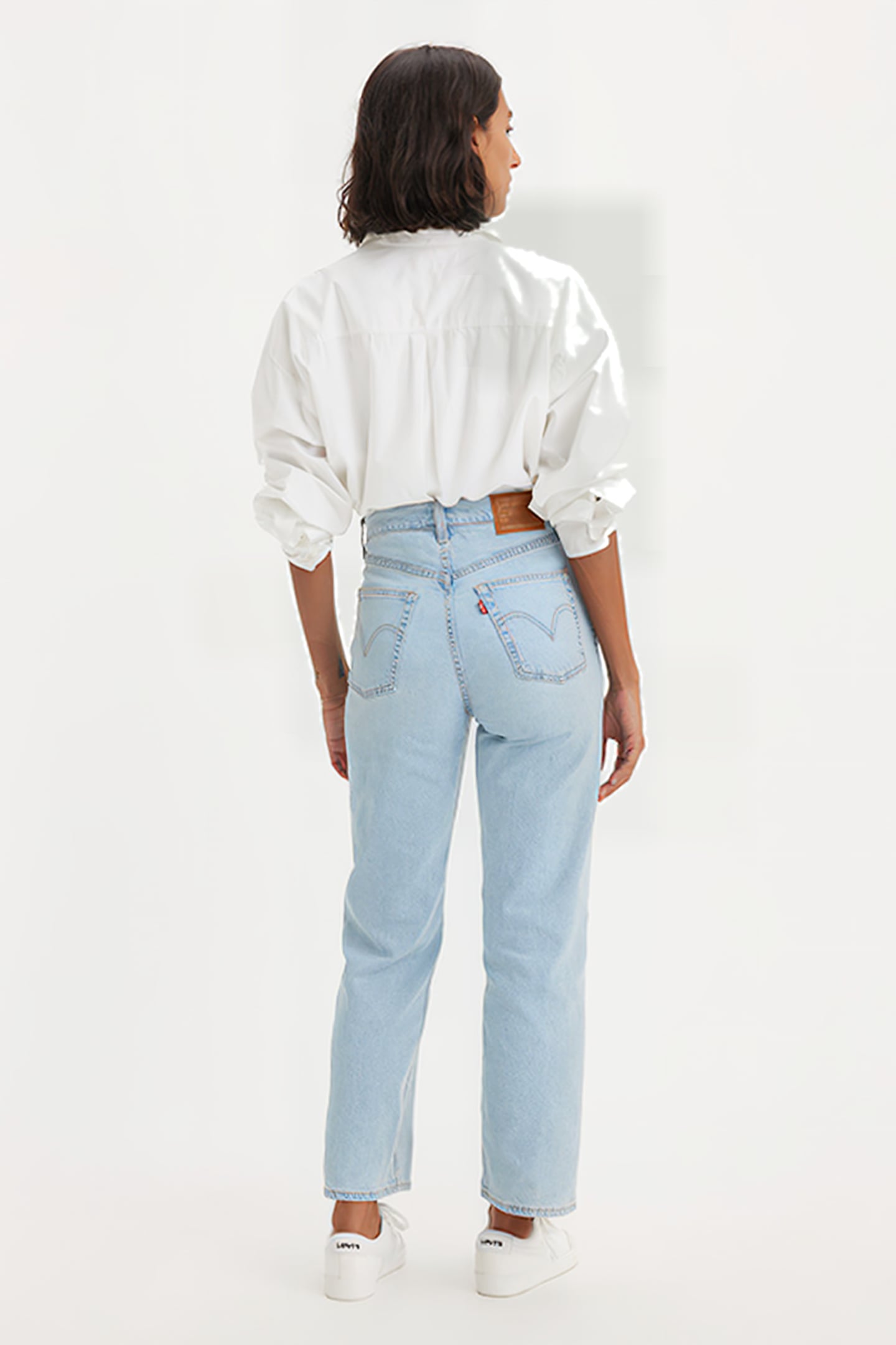 RIBCAGE STRAIGHT JEANS BLUE 3