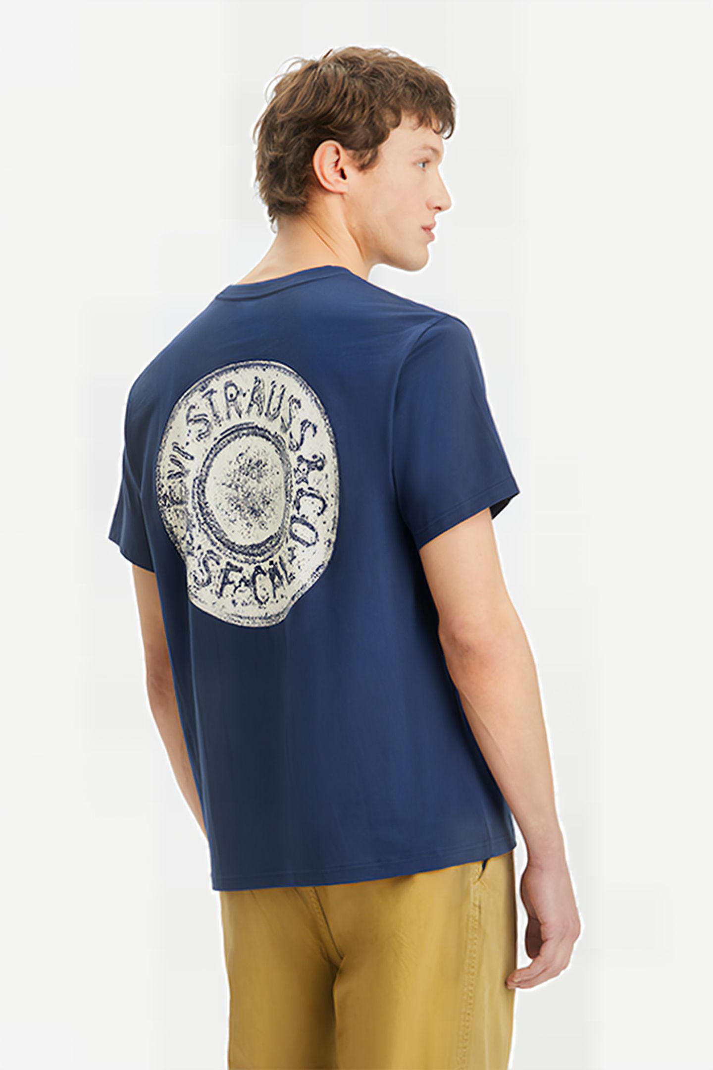 SS PRINTED T-SHIRT NAVY 2