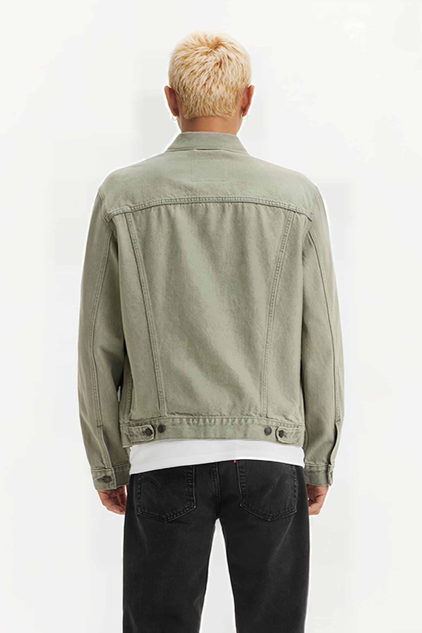 THE DENIM JACKET GREEN 2