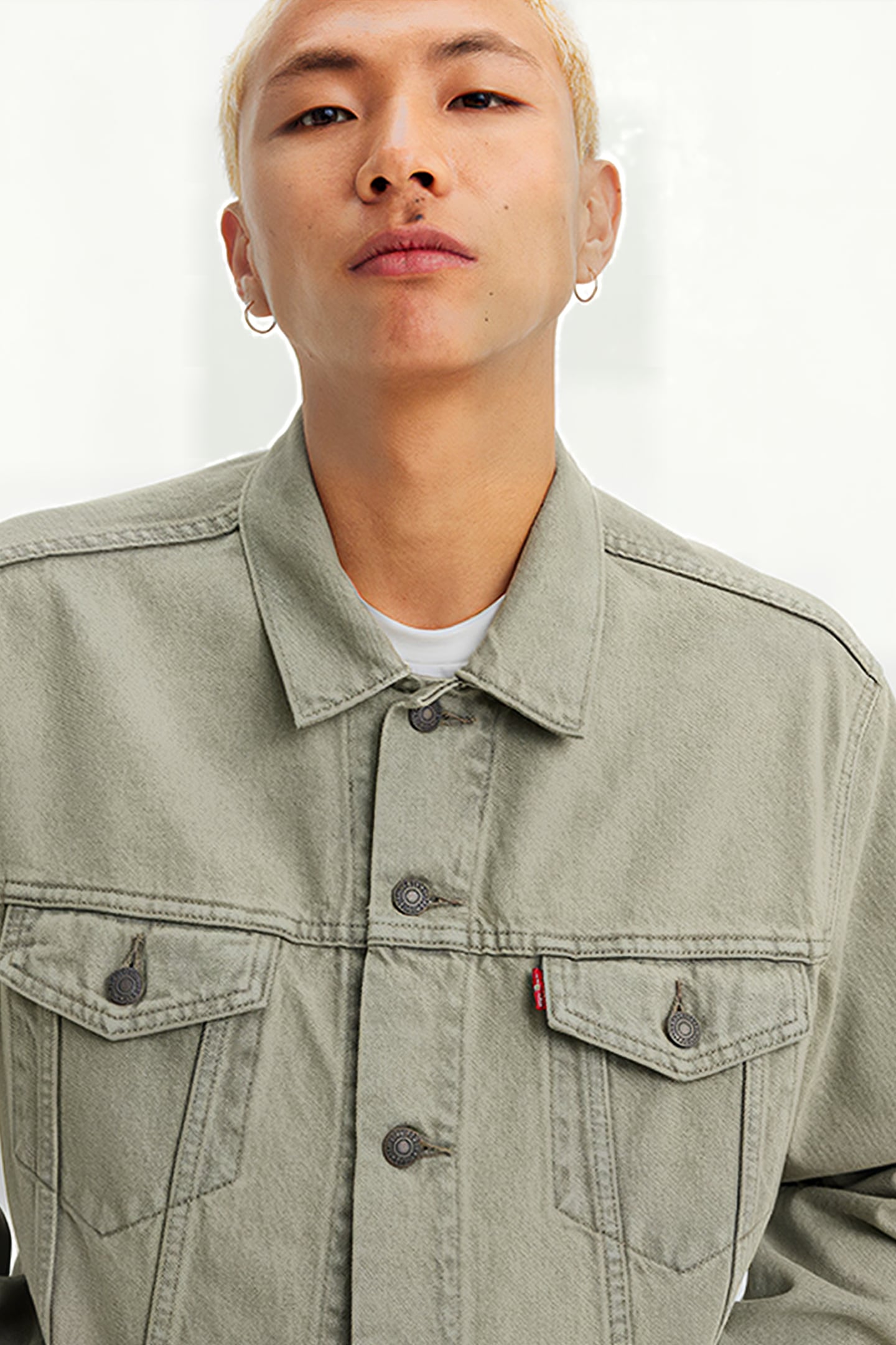 THE DENIM JACKET GREEN 5