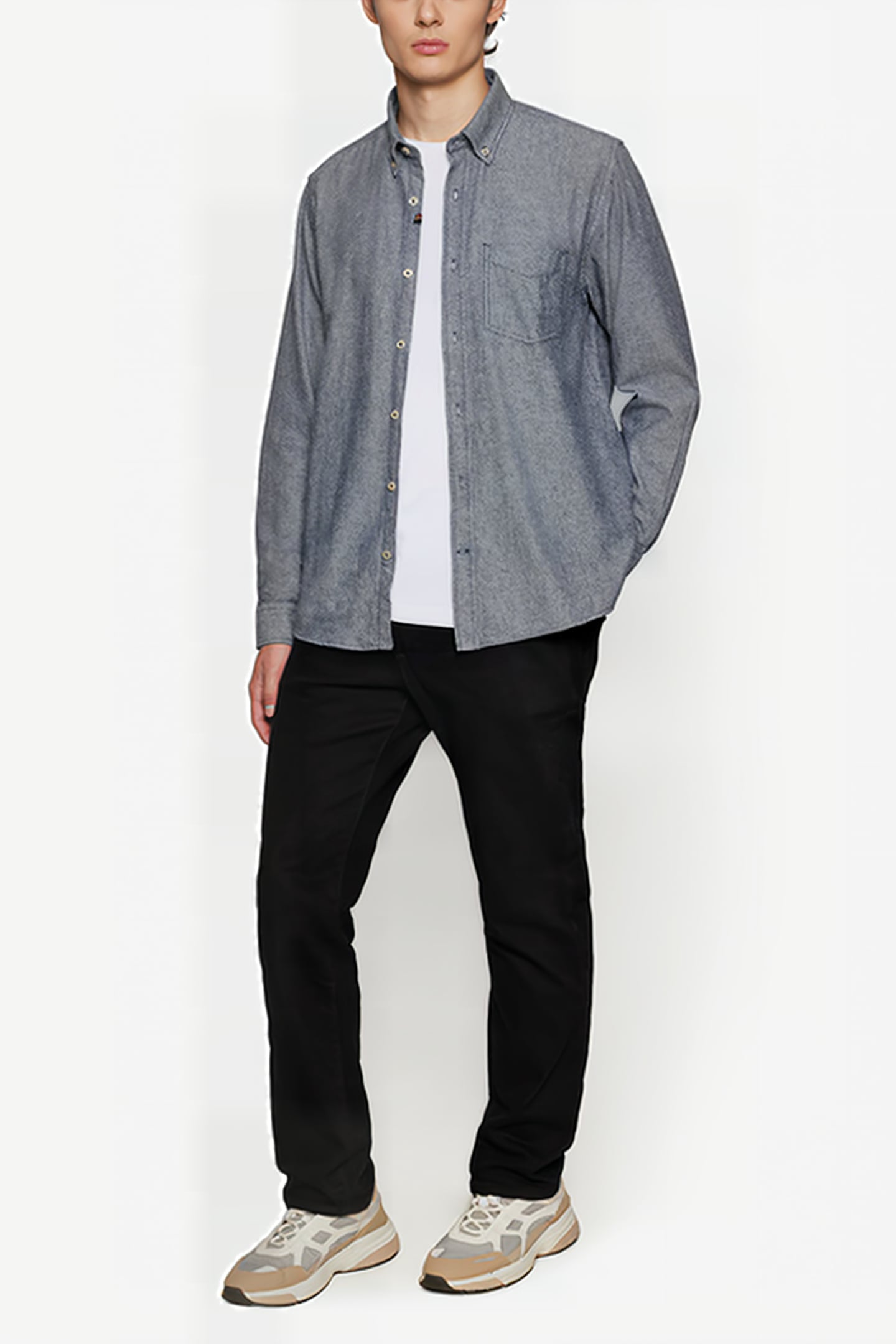 SAXONSI FLANNEL + DEEP MARINE 3