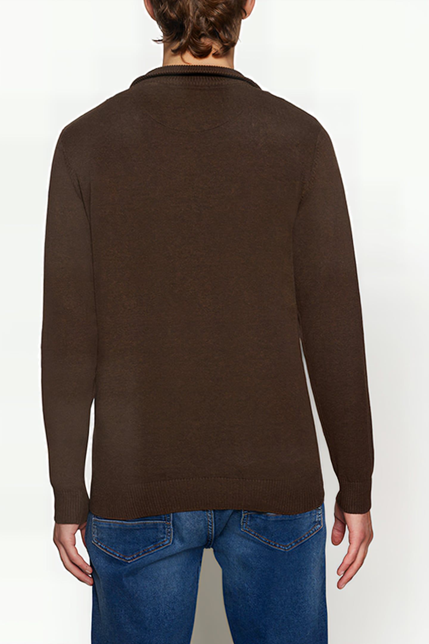 KLAUSSI HALFZIP + CHOCOLAT BROWN MELANGE 2