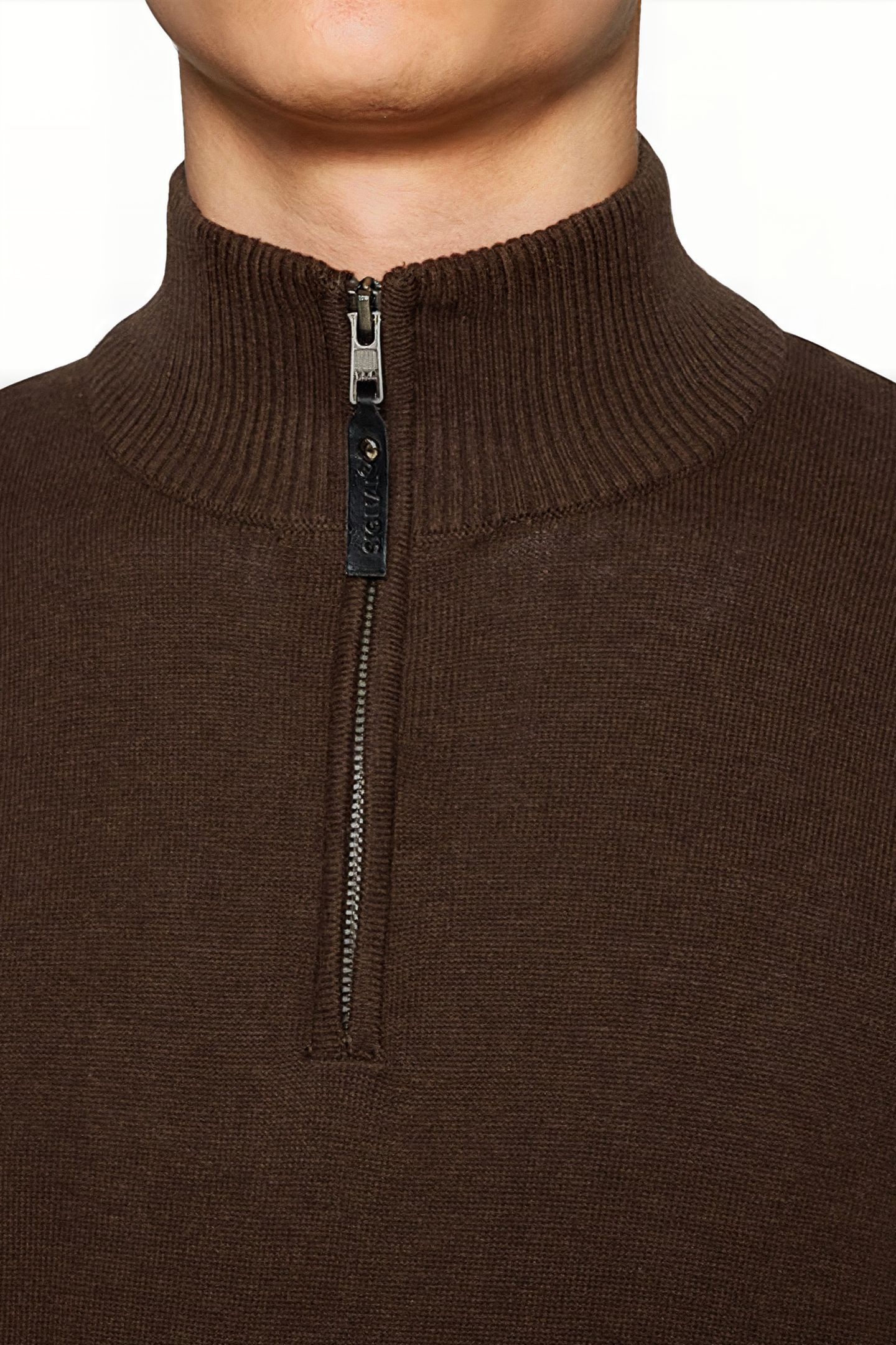 KLAUSSI HALFZIP + CHOCOLAT BROWN MELANGE 6