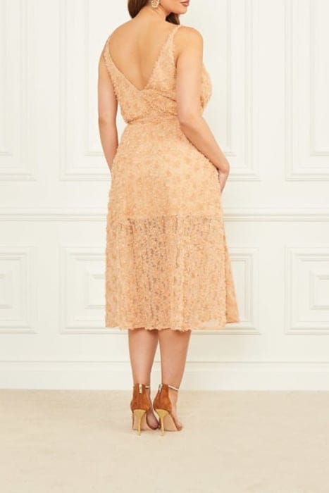 MARCIANO BY GUESS ROSIE DRESS SMOOTH ALMOND 3