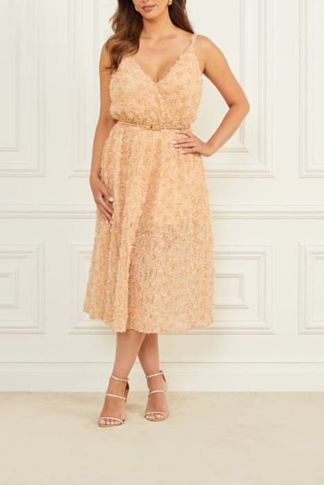 MARCIANO BY GUESS ROSIE DRESS SMOOTH ALMOND 5