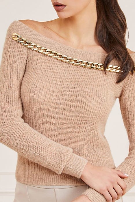 MARCIANO BY GUESS NUVOLA CHAIN OFF SH NUDE SAND 6