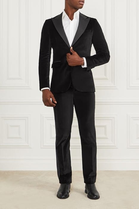 MARCIANO BY GUESS WARREN SMOKING PANT JET BLACK SUIT 3