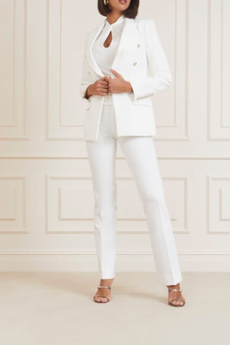 MARCIANO BY GUESS SHELLY BLAZER NEW PALE PEARL 3