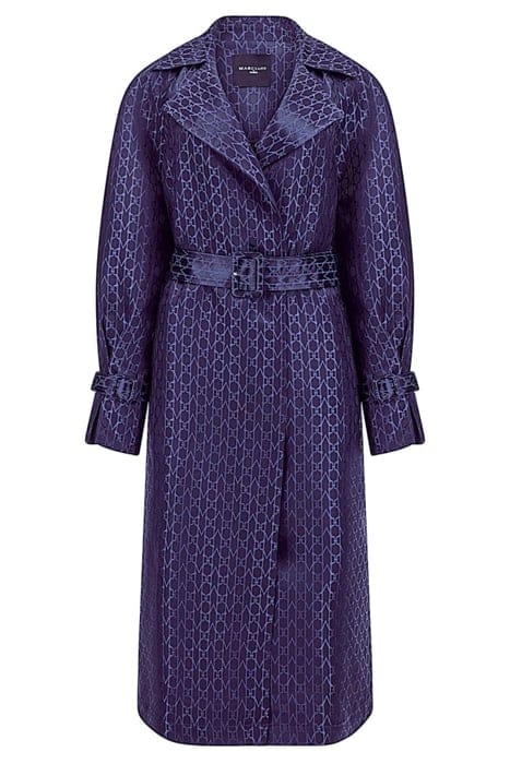 MARCIANO BY GUESS MONOGRAM TRENCH SECRET BLUE 4