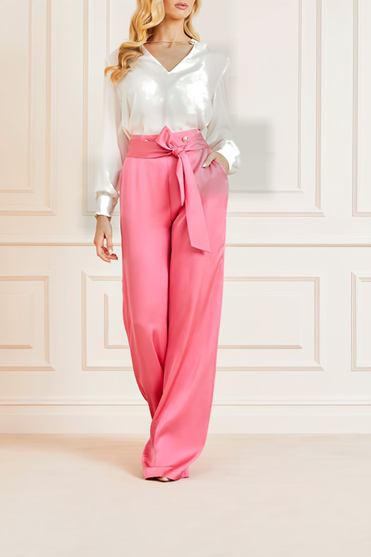 MARCIANO BY GUESS ANASTASIA PANT DRIFT PINK 3