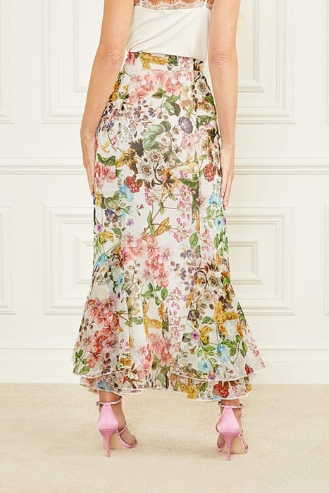MARCIANO BY GUESS BOTANICAL SKIRT GARDEN PRINT 2
