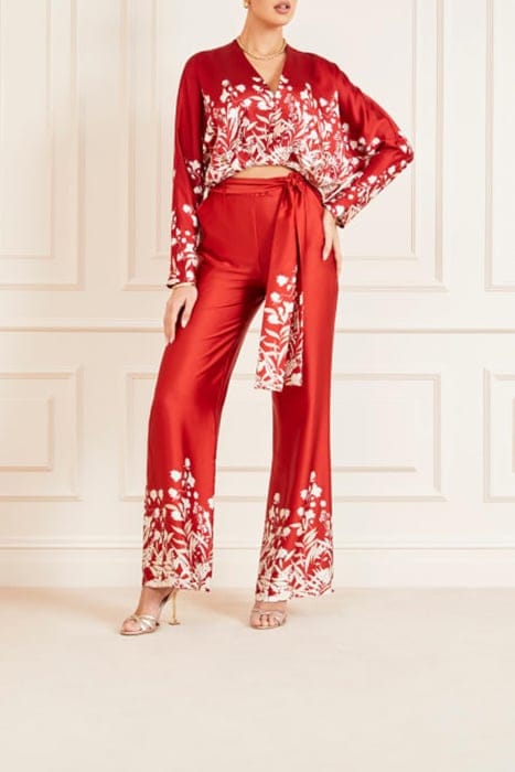 MARCIANO BY GUESS ERIN TOP SHADOWLANDS BLOUSE PRINT 3