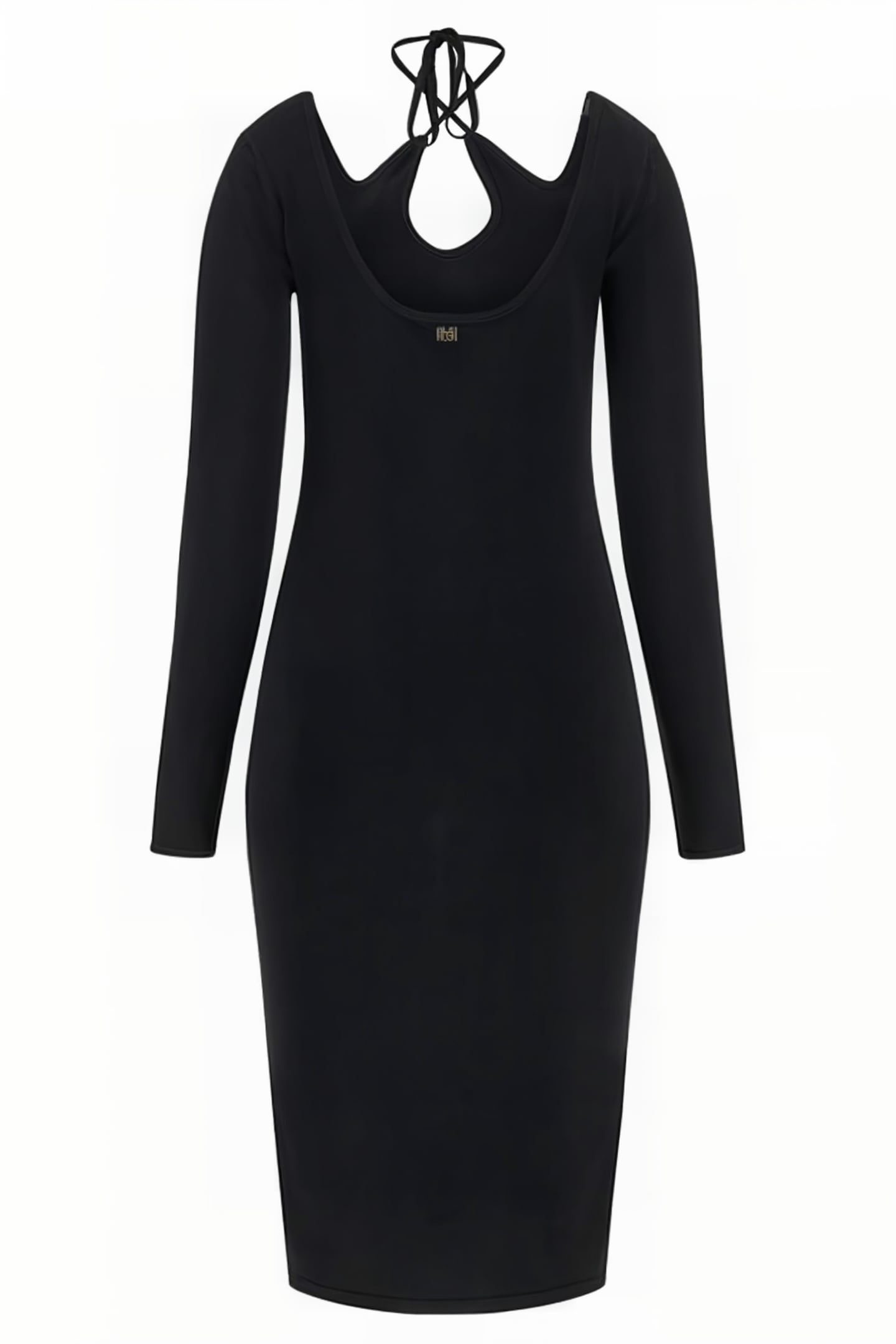 MARCIANO BY GUESS NIKKI SWEATER DRESS JET BLACK 2