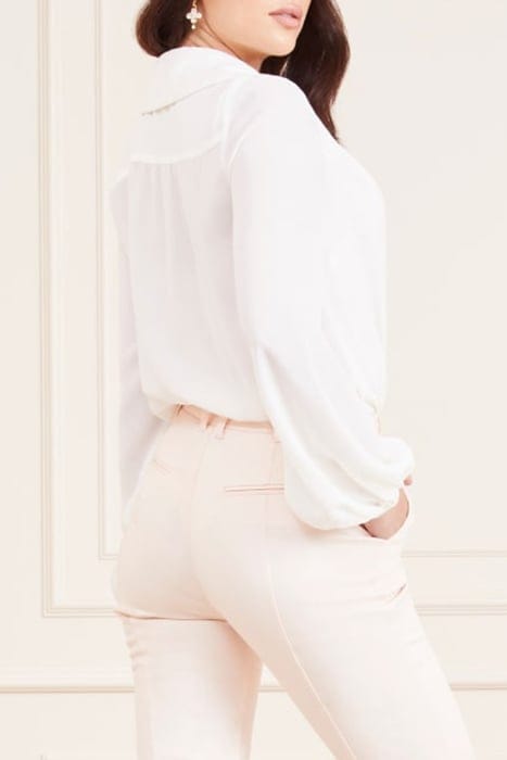 MARCIANO BY GUESS EVA BODYSUIT PALE PEARL 2