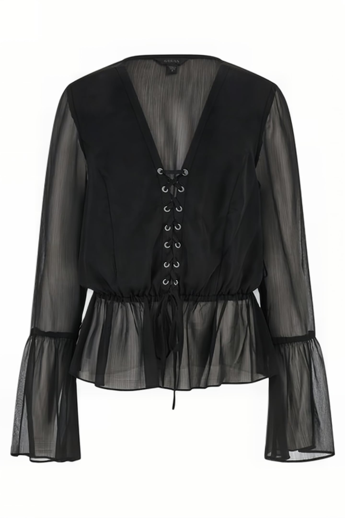 GUESS ECO LS DEMI TOP JET BLACK A996 4