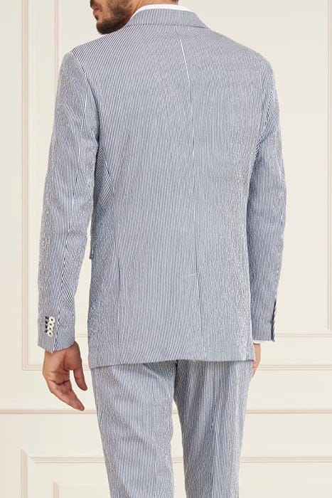 MARCIANO BY GUESS MANUEL NOTCH BLAZ SMART BLUE AND BLAZER WH 2