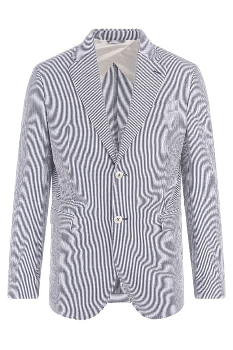 MARCIANO BY GUESS MANUEL NOTCH BLAZ SMART BLUE AND BLAZER WH 4