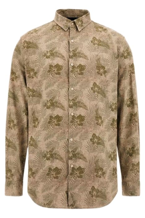 MARCIANO BY GUESS JOE COLLAR NOTCHE SAND HIBISCUS CASUAL SHI 4