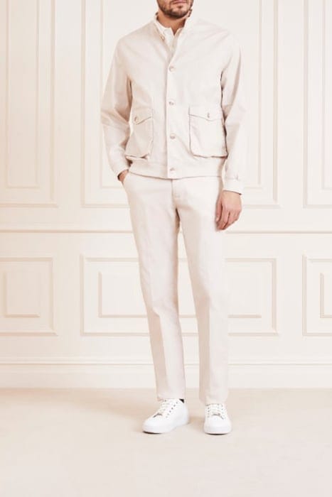 MARCIANO BY GUESS BOMBER WITH BUTTONS NEUTRAL JACKET MILK 3