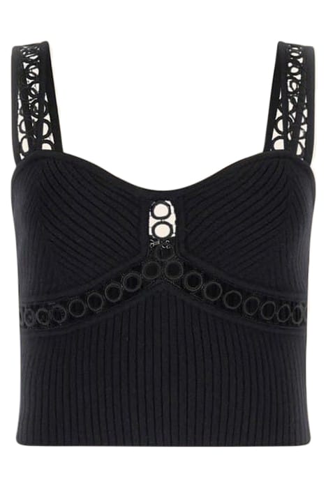 MARCIANO BY GUESS YOHANA TOP SWEATER JET BLACK 4