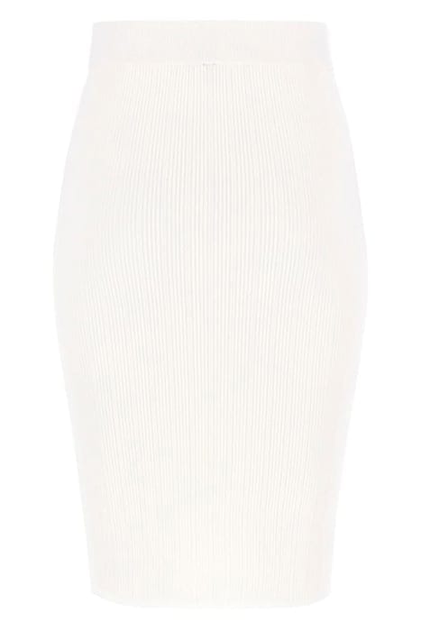 MARCIANO BY GUESS ANDROMEDA STITCHED PALE MINI SKIRT PEARL 5