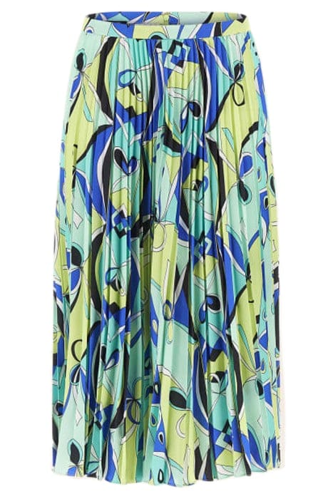 MARCIANO BY GUESS NEW GISELLE PLEATED GREEN MINI SKIRT SLIPK 4