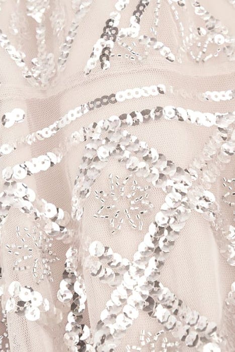 MARCIANO BY GUESS CRYSTAEMBROIDERED CRYSTAL BUFFY MINI SKIRT 6