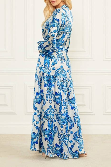 MARCIANO BY GUESS NOMAD MAXI DRESS BLUE NOTE 2