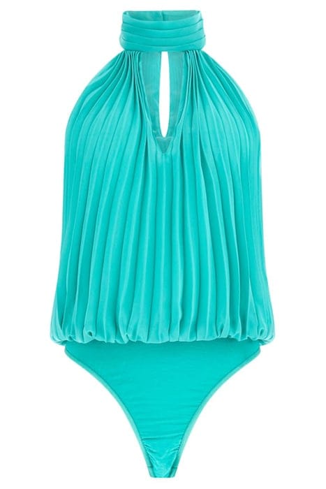 MARCIANO BY GUESS SET SAIL BODYSUIT POMPOM GREEN 4