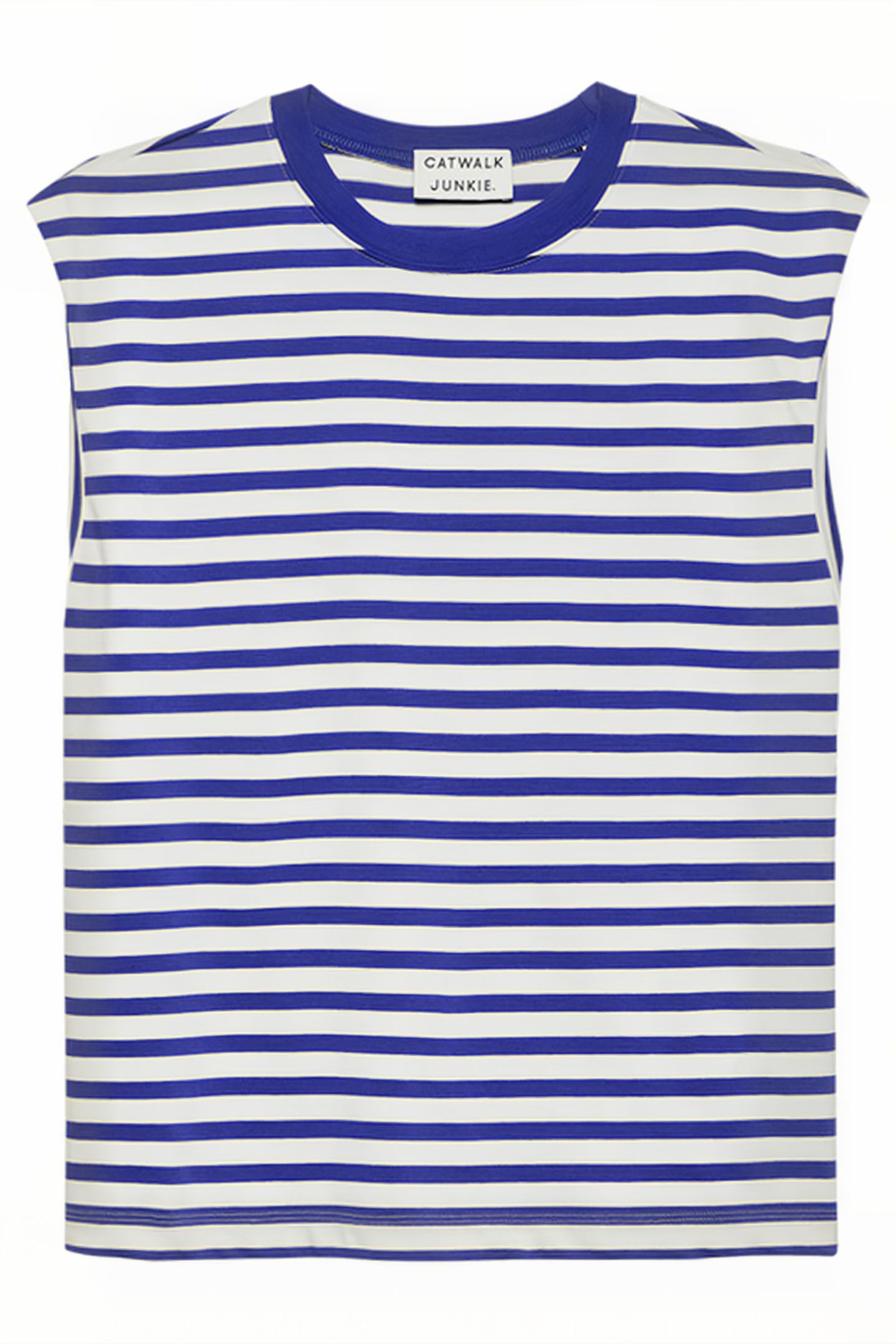 FOLDED SHOULDER SINGLET ULTRA MARINE 4