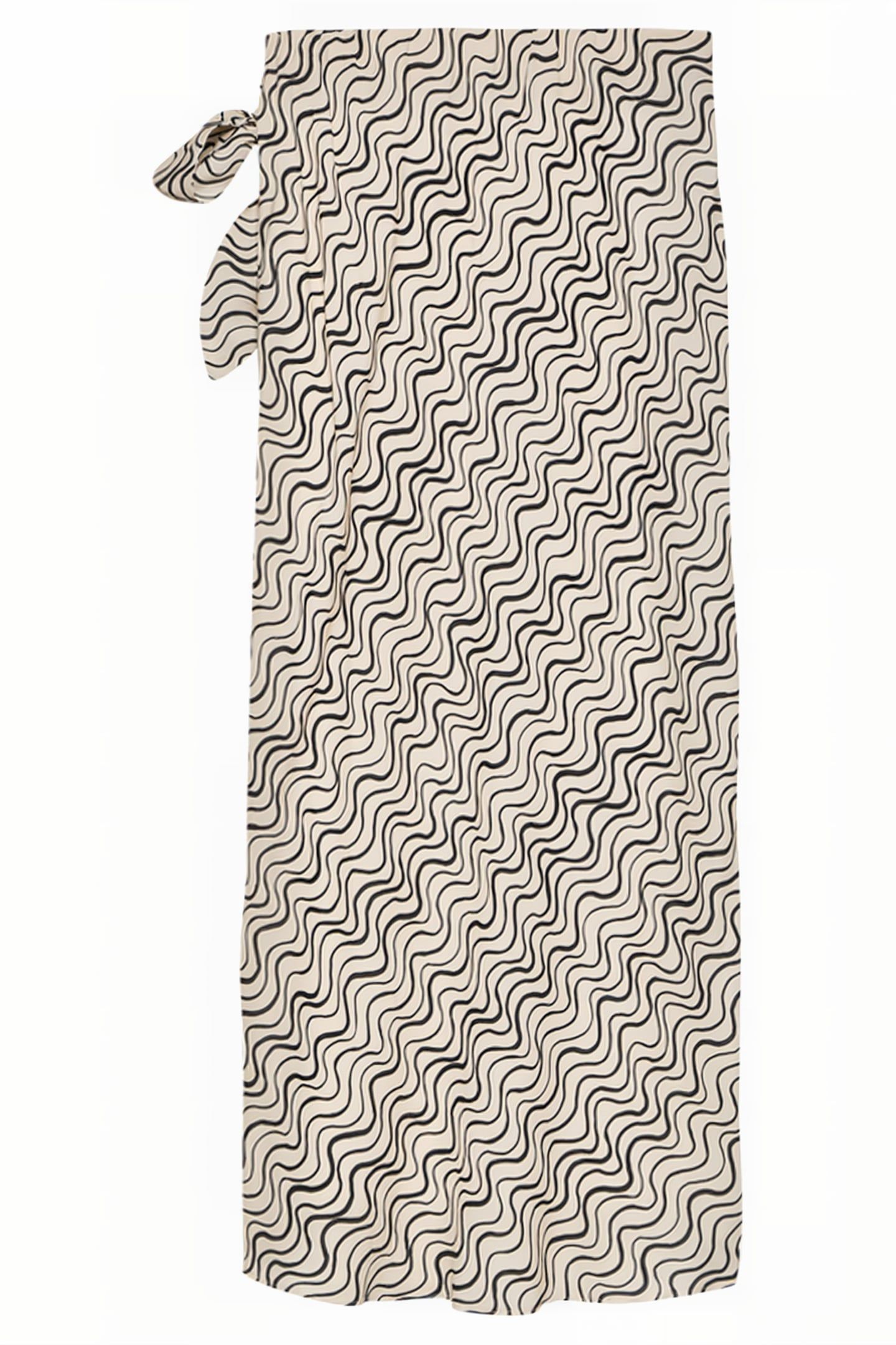 DRAPPED WRAP SKIRT VANILLA CREAM 5