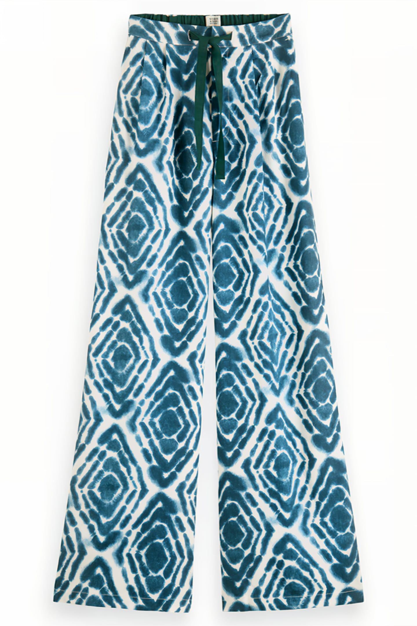 ELENI - HIGH RISE WIDE LEG PYJAMA PANTS DISCO TIE DYE BOTTLE 4
