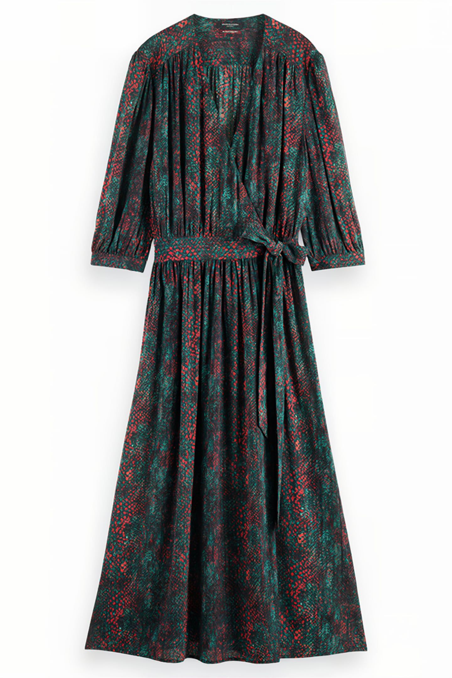 MIDI WRAP DRESS SNAKE 3