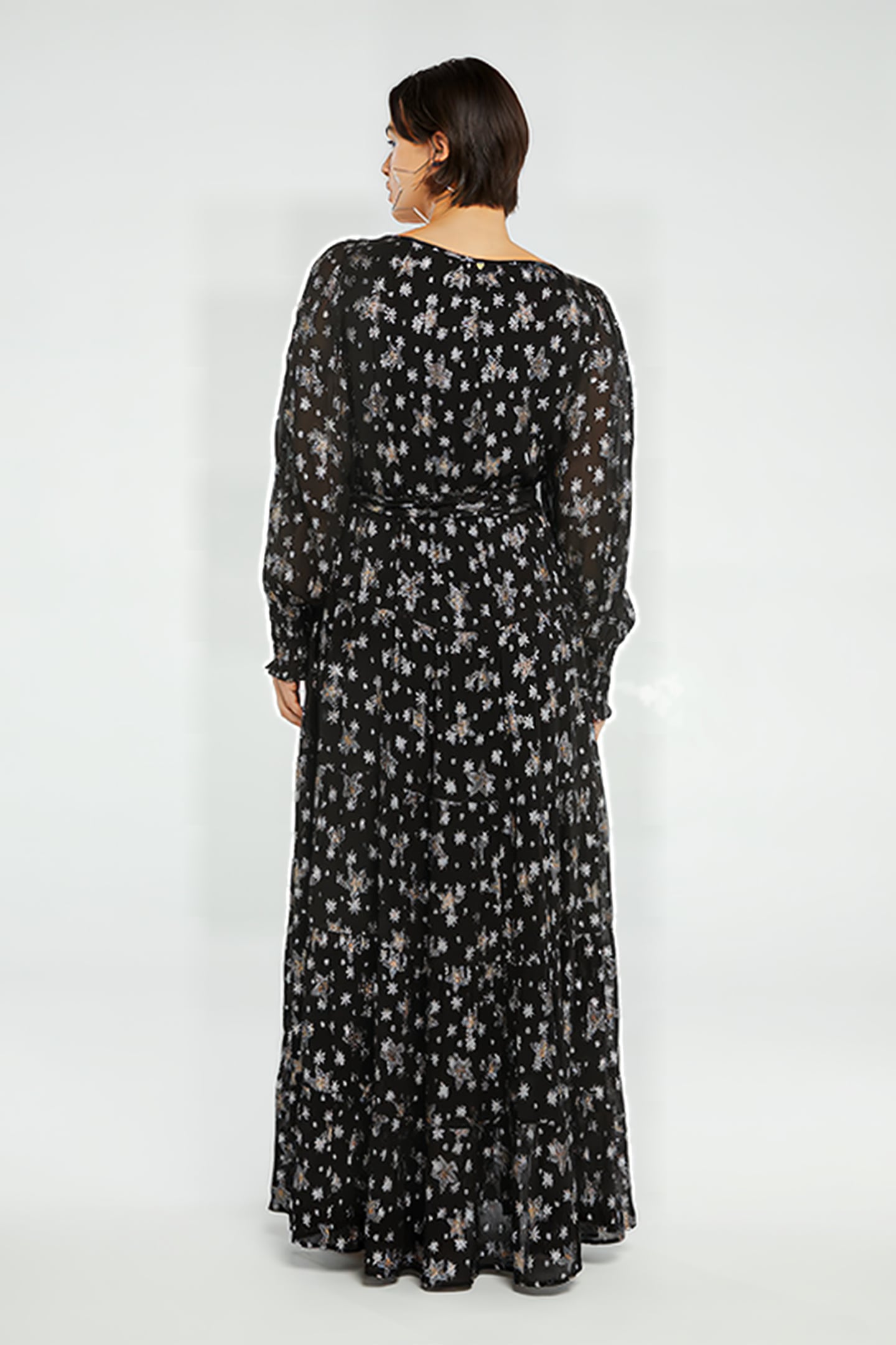 FOLIE DRESS BLACK/SILVER 2