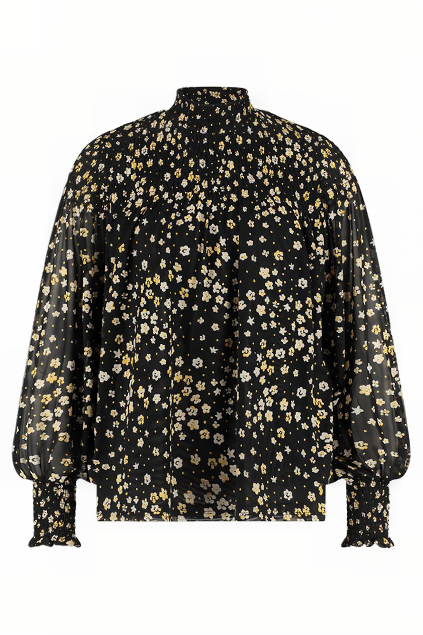 MILA TOP BLACK/DIJON YELLOW 3