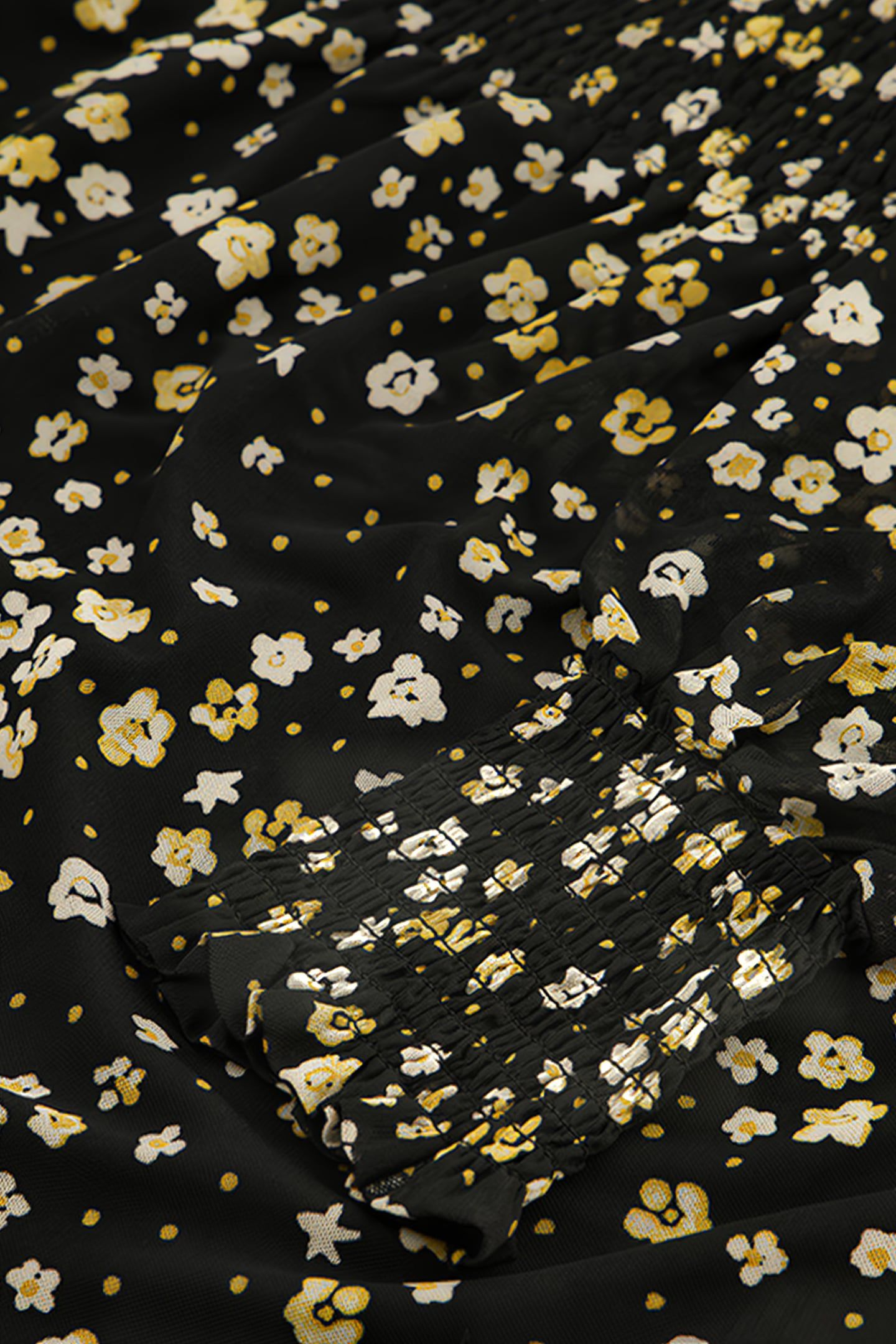 MILA TOP BLACK/DIJON YELLOW 5