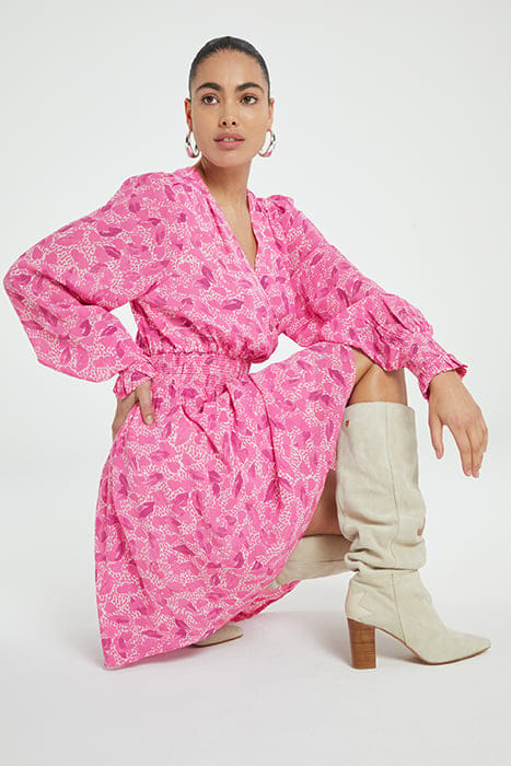 ANJUNA DRESS BUBBLE GUM PINK/CREA 4