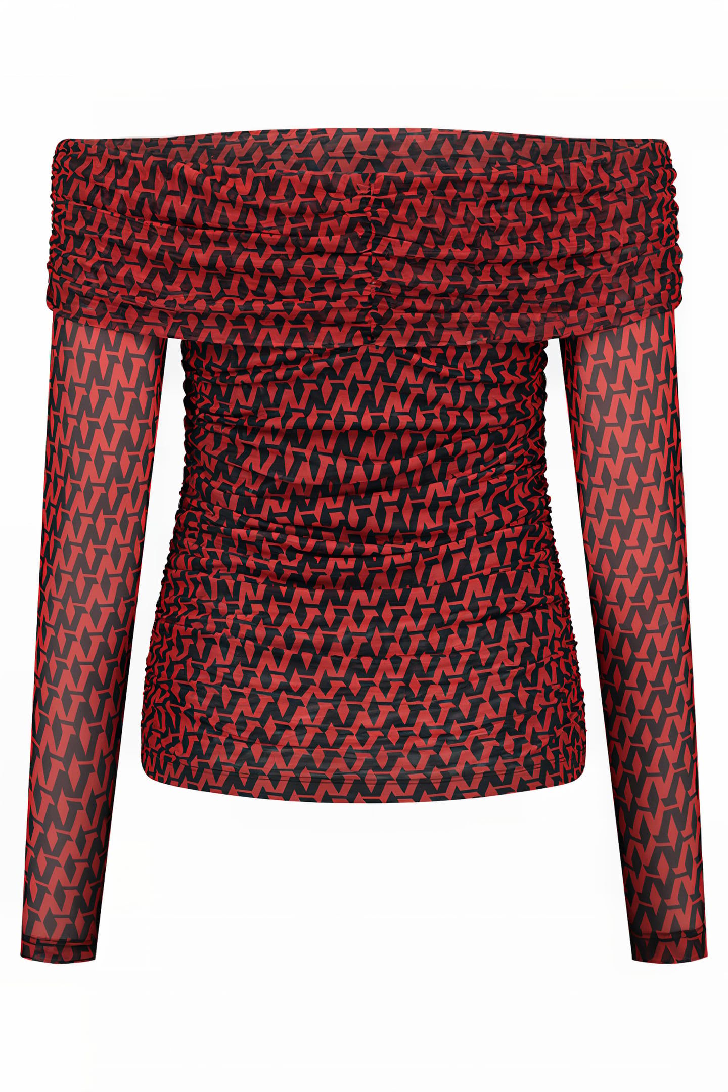 ASIA MESH TOP RACING RED 2
