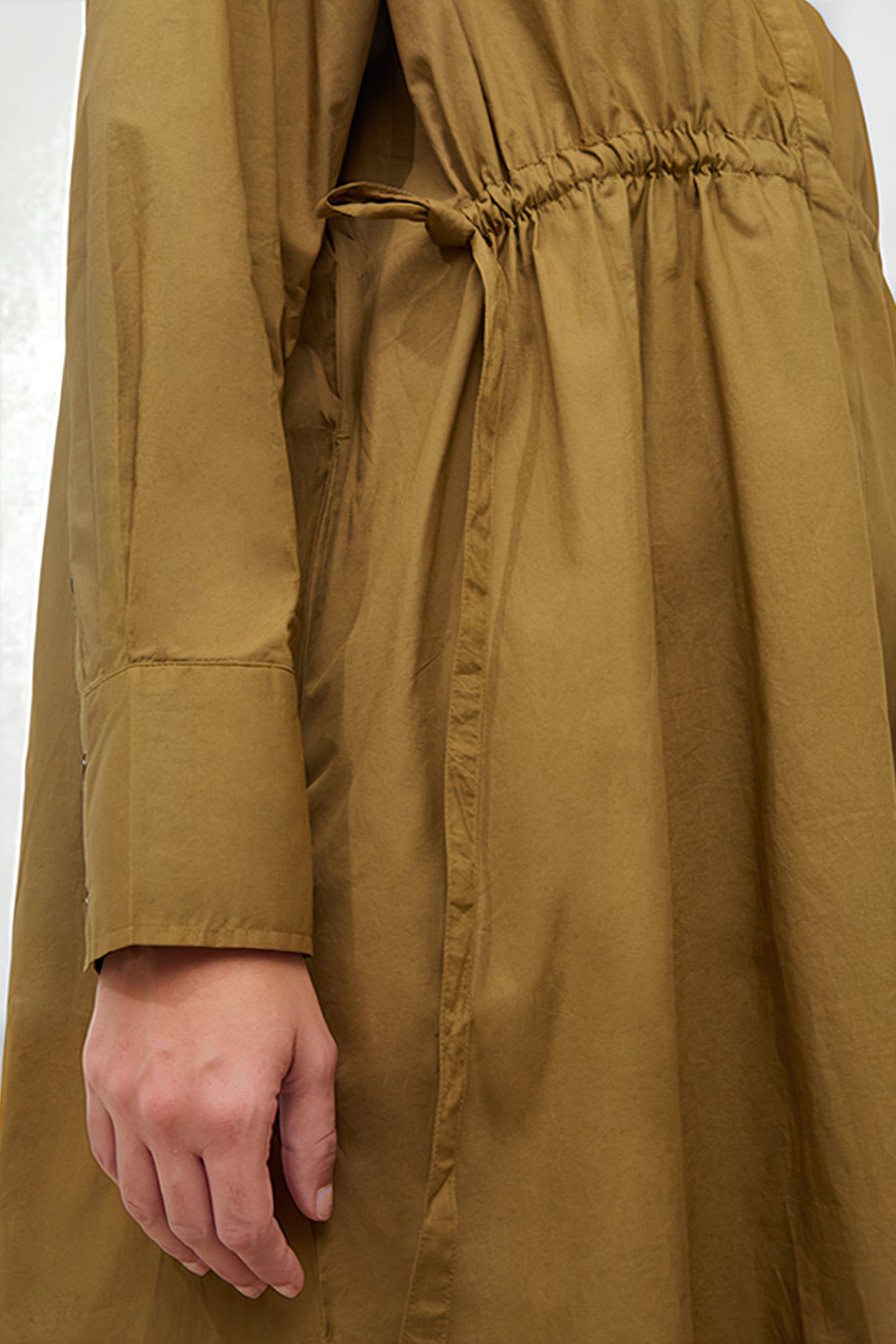 RHODES POPLIN SHIRT DRESS GREEN 4