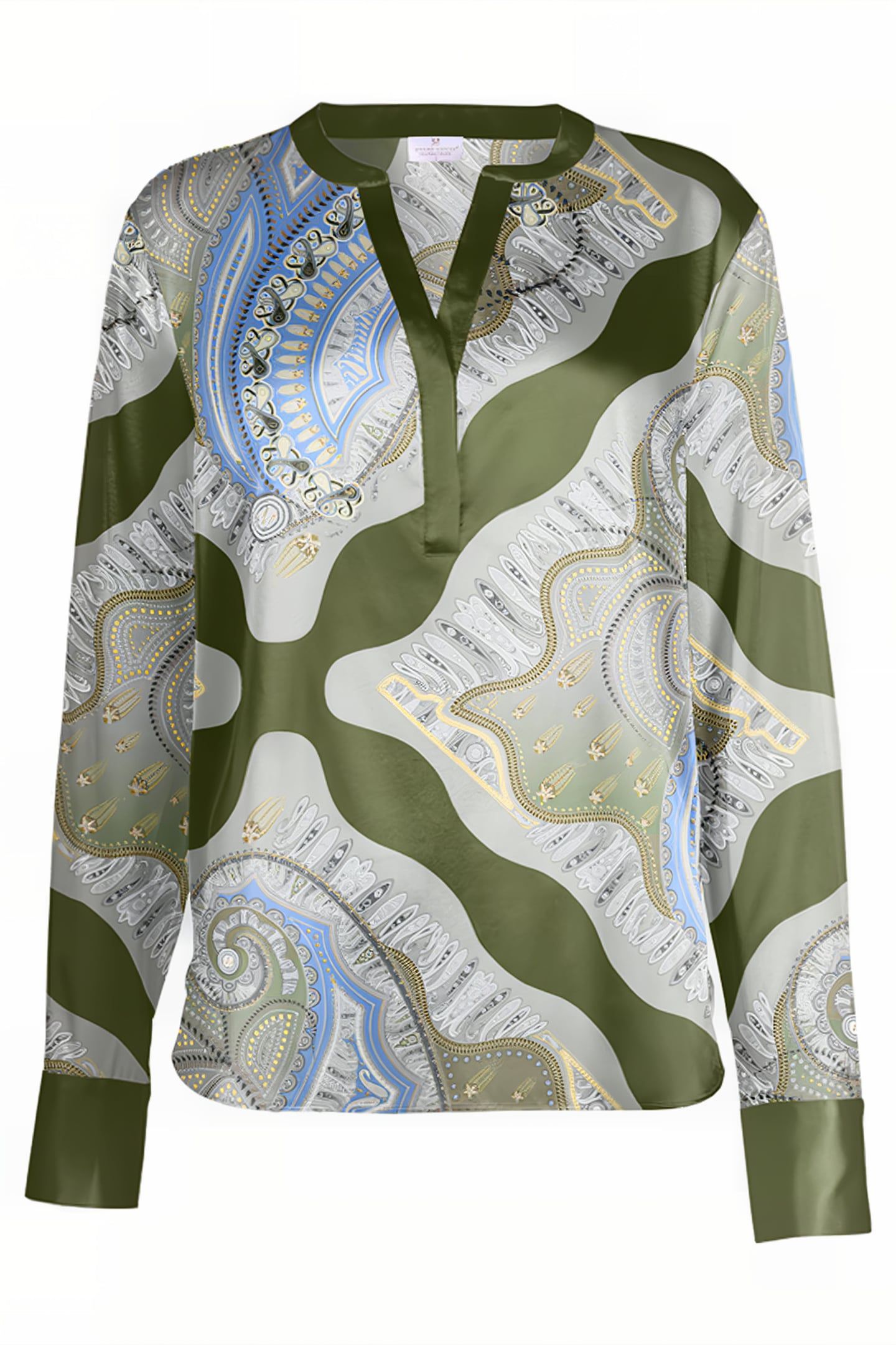 BLOUSE MONZA GREEN 1