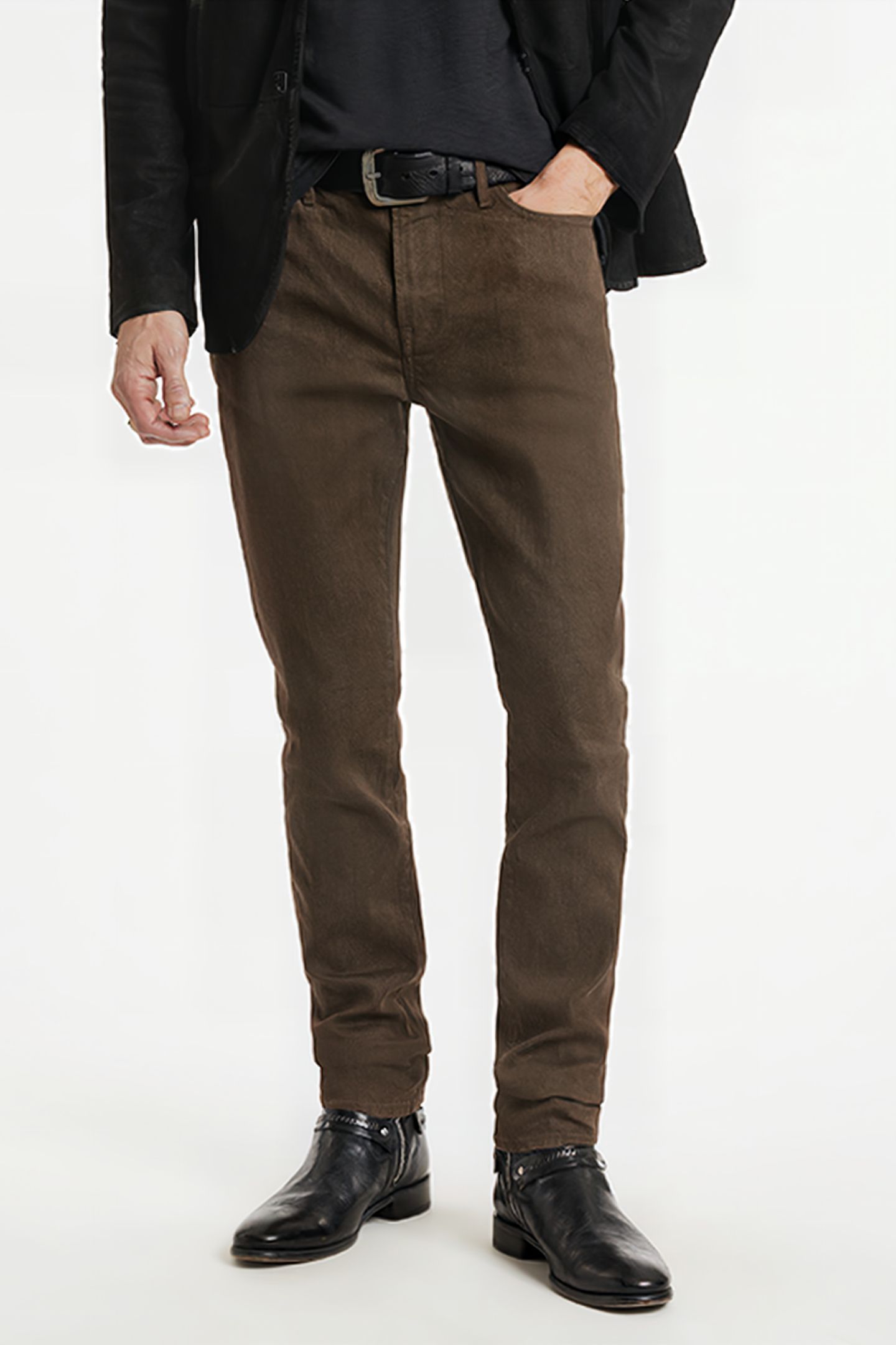 J704 - TAPER FIT DEEP OLIVE 1