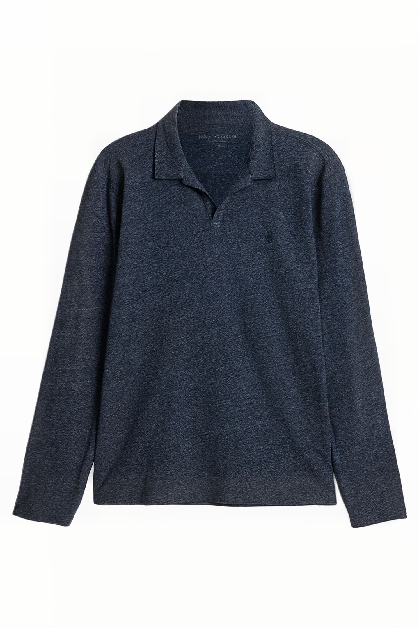 MERCURY LS POLO IN PLAITED NAVY 2