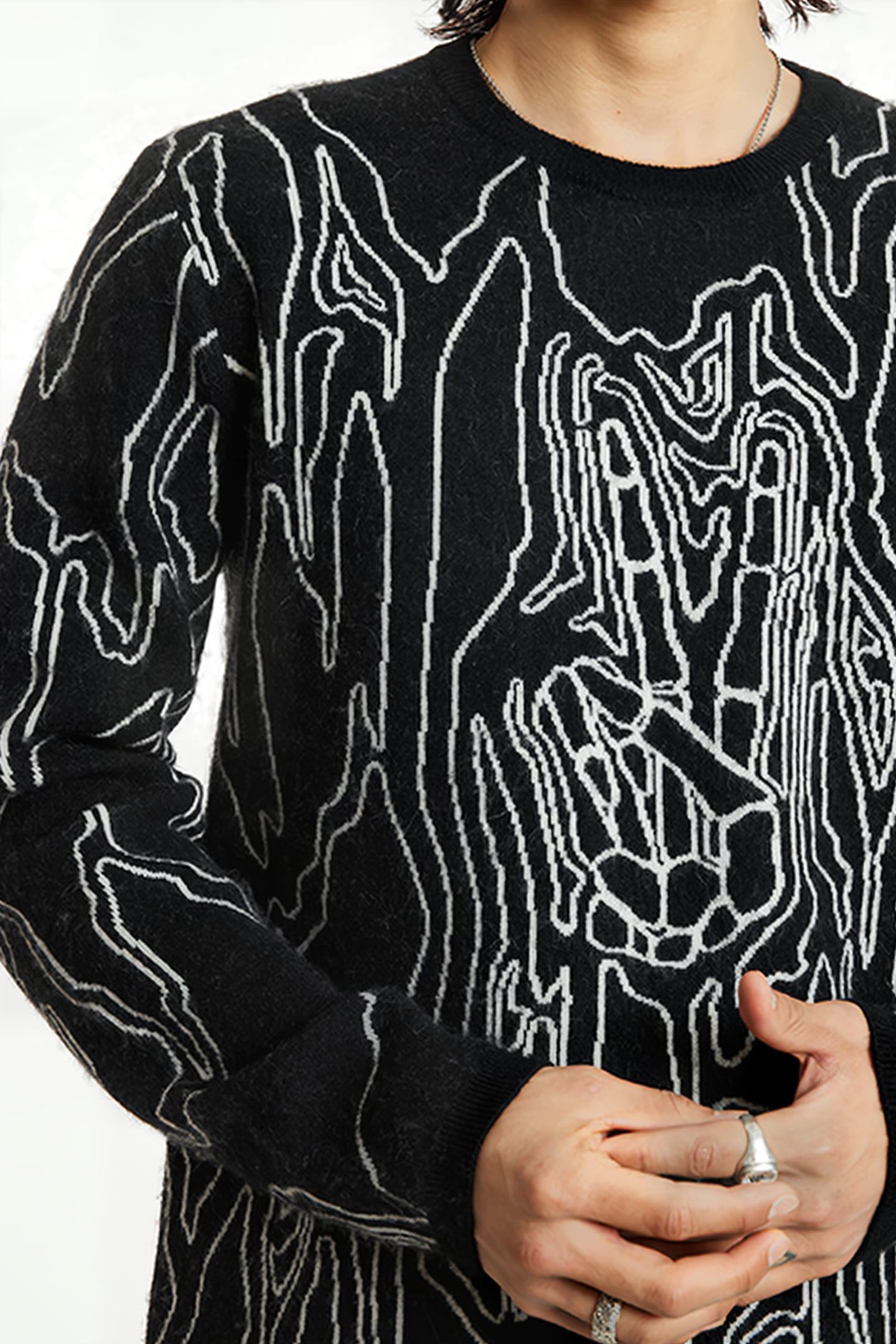 MARQUEE LS PEACE SIGN HAN BLACK 3