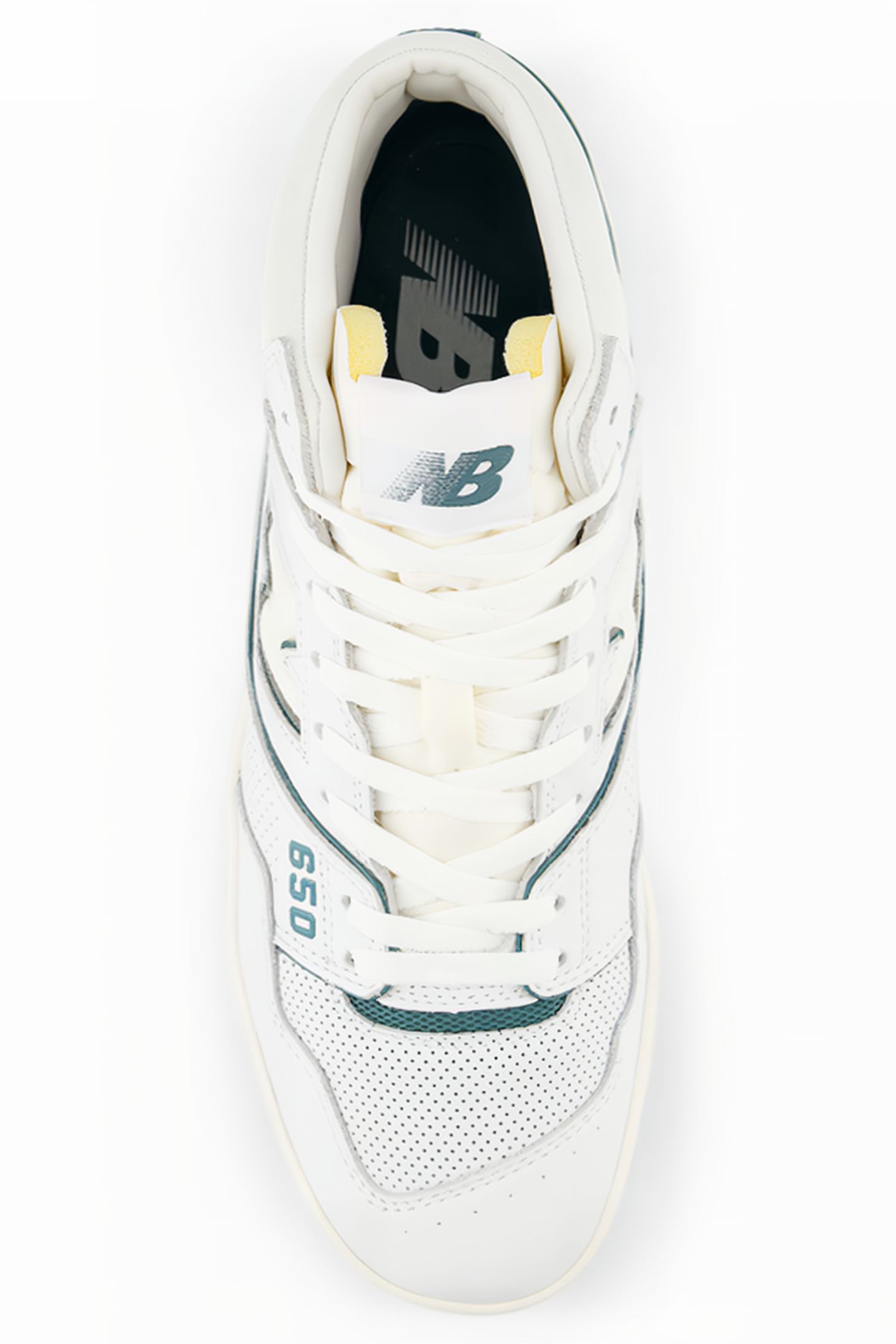 BB650RGR SNEAKERS IN WHITE & GREEN 3