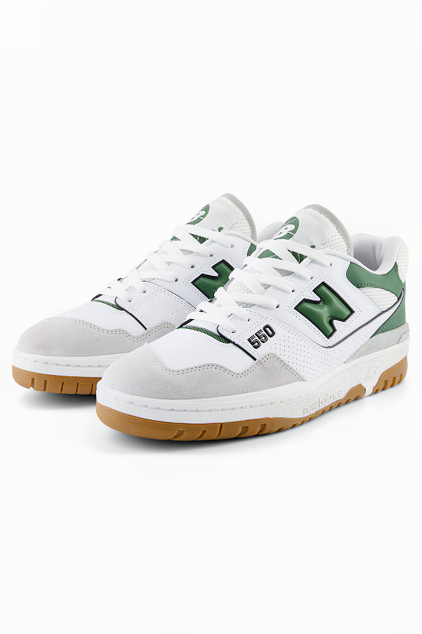BB550ESB SNEAKERS IN WHITE & GREEN 5