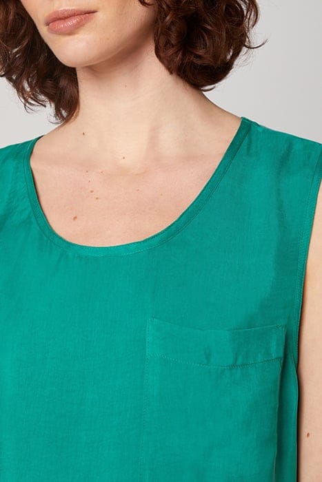 ROUND COLLAR SLEEVELESS OVERSIZE TOP RIVIERA 5